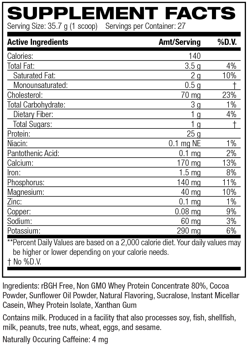 N2G Whey Protein Chocolate (Soy Free)